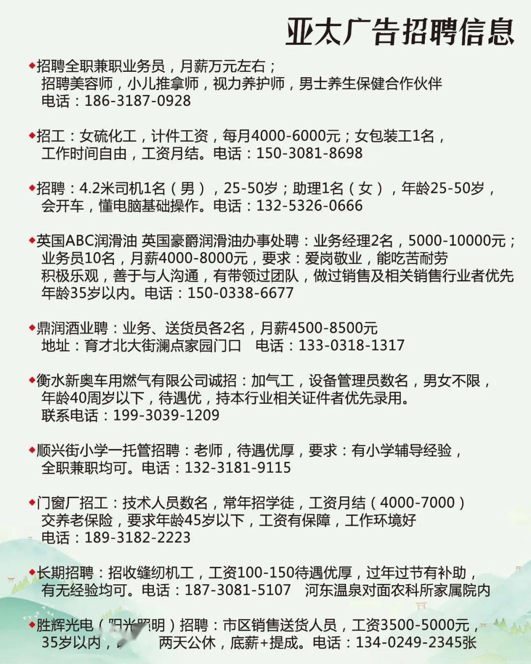 山西大同人才网最新招聘信息概览